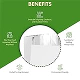 Regency Wraps Grease Resistant Serving Snack Bags, Aluminium Foil Lined Bags, Perfect for Hamburgers, Sandwiches, and More, Measures 5.25 x 7.5, Pack of 100