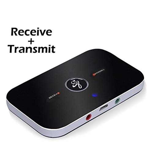 Bluetooth 5.0-Empfänger, Bluetooth 5.0 Sender Empfänger Wireless Audio Adapter 3,5Mm Aux AV-Receiver Für