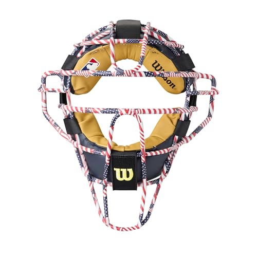 Wilson Dyna-Lite USA Aluminum Umpire Facemask - OSFA