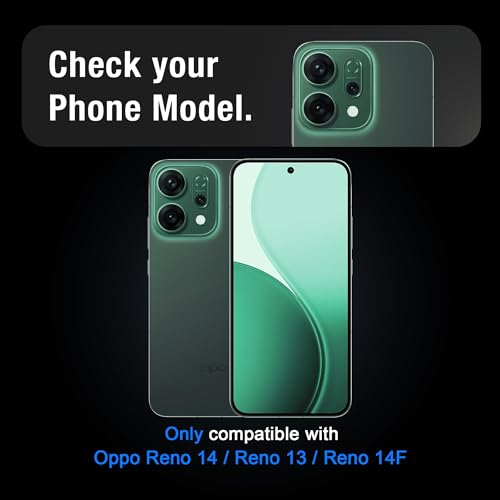Image of Supershieldz NeoGuard HD+ Tempered Glass Screen Protector Guard for Oppo Reno 14 / Reno 13 / Reno 14F, 9H Hardness | Case-Friendly | Easy Installation Kit