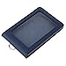 sharprepublic Porte-cartes Vertical En Cuir PU Avec Double Badge - Bleu foncé