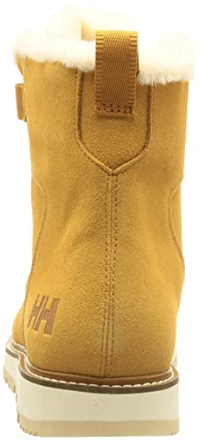 Helly-Hansen Womens Alma Waterproof Suede Winter Boots, 724 New Wheat/Snow, 8F3