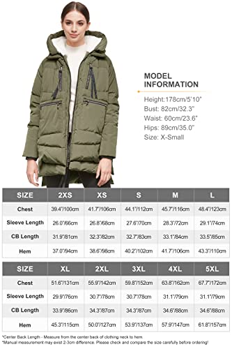 Orolay Women's Thickened Down Jacket Green Xs #TOP5