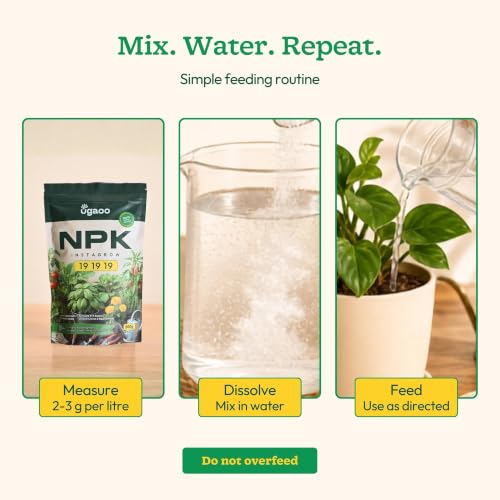 Image of Ugaoo InstaGrow NPK 19:19:19 Fertilizer (500g) Powder| Water-Soluble Plant Food for Growth, Flowering & Fruiting | Balanced NPK for Indoor & Outdoor Plants