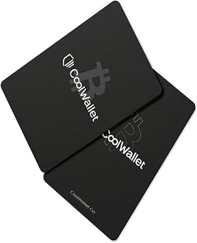 CoolWallet Go-NFC Crypto Wallet, Battery-Free Cold Storage for Bitcoin & Ethereum