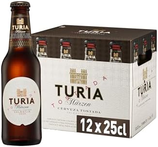 Turia Marzen Cerveza Tostada - Caja de 12 Botellas 25cl