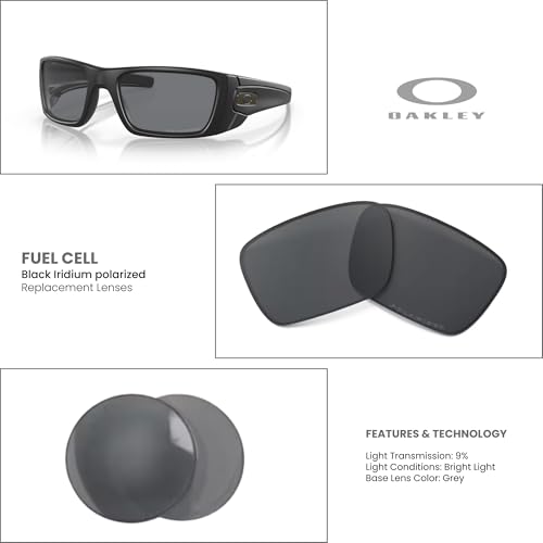 OAKLEY Original Fuel Cell OO9096 Replacement Lenses For Men For Women+ Bundle Microfiber Pouch3