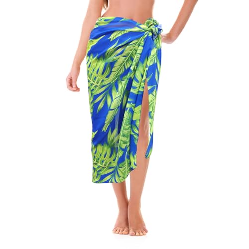 AffeGifts Pareo Damen Strand, langer Sarong Damen aus Seidenchiffon...