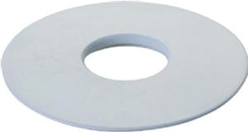 Marlen fabricación all-flexible Basic plana Anillo de montaje de apertura de 1", 334" de diámetro, vinilo), color blanco (1cada uno)