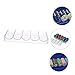 Gatuida Poker Chips Storage Box Acrylic Organizer for 100 Chips Compact Container for Game Night for Poker Enthusiasts and Home Gamers