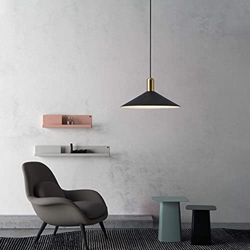 Kco L1090 Lighting Farmhouse Matte Black Barn Pendant Light 1-Light Mid Century Dome Pendant Lighting Industrial Cone Hanging Light Single Kitchen Island Light Fixture thumb #7