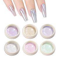 Amazon.co.jp: オーロラパウダー 6色セット ミラーパウダー
