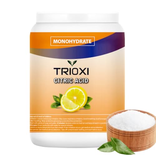 Trioxi Pure Citric Acid Monohydrate: Versatile Kitchen Essential for Cooking Cleaning and Beyond 1KG