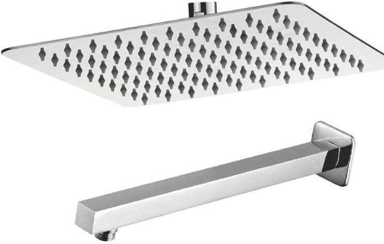 Kyari - PREMIUM 8 x 8 Ultra Slim Shower + EXTRA Heavy Arm Shower Complete Set Shower Head (B0DB5K4QHV) Amazon Price History, Amazon Price Tracker