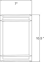 Vista 3 de Nevis - Lámpara LED de pared para exteriores, acabado satinado, pantalla de vidrio esmerilado acanalado
