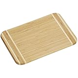  Kesper Bambus Schneidebrett 30 x 20 cm, 1,6 cm Materialstärke, FSC-Bambus, großes Frühstücksbrett aus Holz, Jausenbrett, Brotzeitbrett, Servierbrett