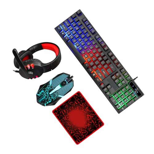 Pack clavier souris gaming et bureau pour un espace informatique élégant et rétroéclairé