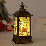 Décorations de Noël   Lanterne à vent LED   Veilleuse de Noël   Cadeau de Noël   Décorations de sapin de Noël pour Noël, Nouvel An