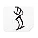 Bones Inscriptions Chinese Zodiac Rabbits Cleaning Cloth Screen Cleaner 2pcs Suede Fabric