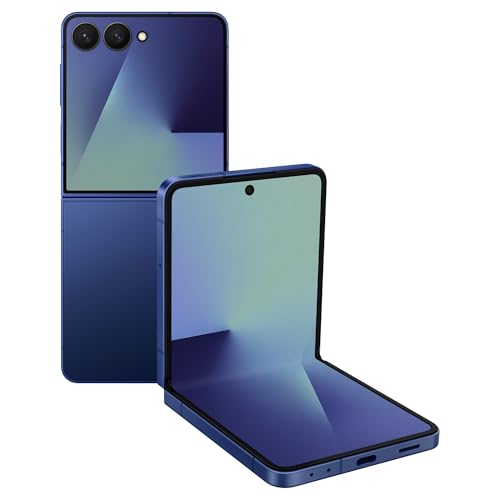 Image of Samsung Galaxy Z Flip7 5G Smartphone with Galaxy AI (Blue Shadow, 12GB RAM, 256GB Storage), Ultra Sleek Design with 50MP High-Resolution Camera, Exynos 2500, Google Gemini