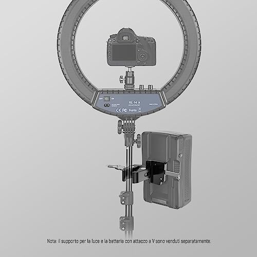 NEEWER Mini Pannello Batteria con Attacco a V con