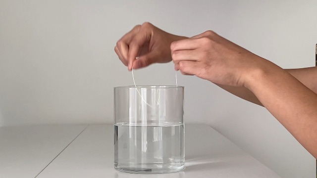 Hilo soluble en agua 0.4mm x 50m blanco miniatura 7