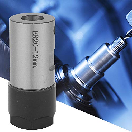 ER20 Spannzangenfutter C25 ER20A 50L Spannzangenblock Werkzeughalter für Spindelmotorwelle 12mm für Drehmaschine Fräsmaschine CNC