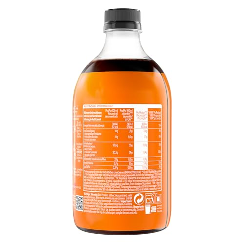 NESCAFÉ Espresso Concentrate Style Caramel, aromatisierters Getränkekonzentrat mit löslichem Bohnenkaffee, Karamell-Geschmack, 2er Pack (1 x 500ml) Einweg-Flasche