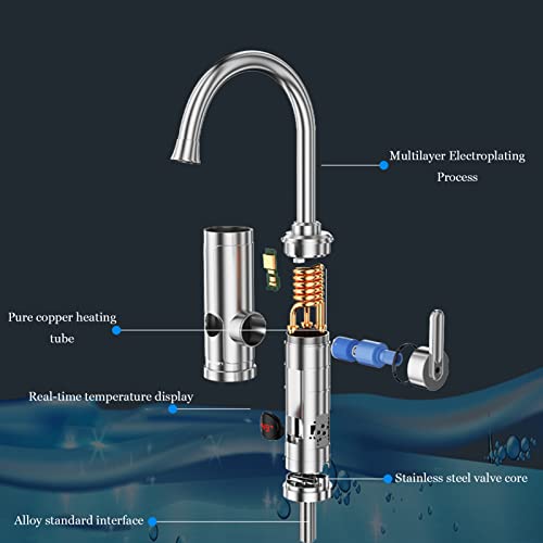 Robinet d'eau chaude instantanée contre l'attente de l'eau chaude dans la cuisine - 4