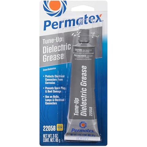 Permatex 22058 Dielectric Tune-Up Grease, 3oz. - High Performance Dielectric Grease Used To Protect Terminals, Spark Plugs, Wiring And Other Electrical Connections Against Salt, Dirt, And Corrosion Cover