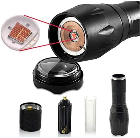 WAYLLSHINE One Mode Red Light Flashlight, 1 Mode Red LED Flashlight Red Flashlight, Red LED Red Light for Astronomy, Aviation, Night Observation