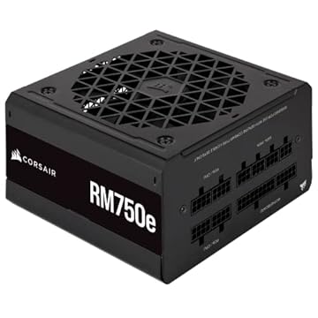 Fonte Corsair RM750e, 750W, 80 Plus Gold, Modular, Preto - CP-9020262-BR