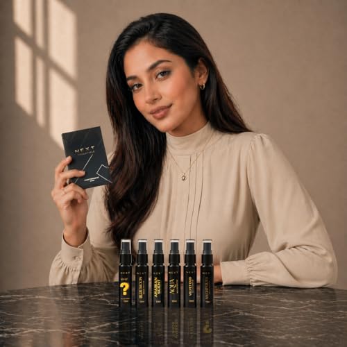 Image of Next Care Essentials Perfume Set for Men & Women - 6 x 10ml | Fresh, Woody, Musky, Fragrance Eau De Parfum (EDP) | Long Lasting & Everyday Wear |Birthday Gift for Man & Woman, Unisex