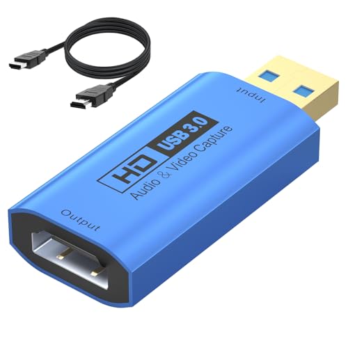 Scheda Di Acquisizione HDMI To USB-C E USB 3.0, 4K, Per Streaming, Gaming E Didattica Online