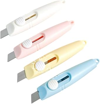 2 Adet Çelik Bıçaklı Mini Tekli Falçata Maket Bıçağı, 2 Farklı Model Portatif Küçük Falçata