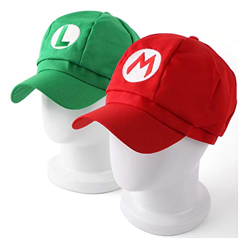 Landisun Costume Hat Cosplay Hat Golf Hat Green and Red - Thumbnail 2