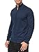 Indicode Herren Lau Strickjacke mit Stehkragen aus 80% Baumwolle | Cardigan für Männer Navy, XL