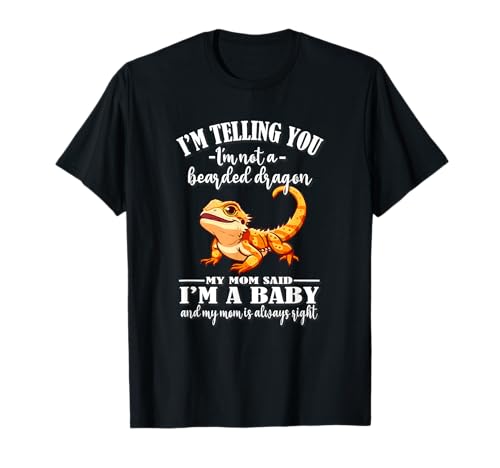 Womens Tiny Dinosaur Mom Says Im A Baby Bearded Dragon Lover T-Shirt