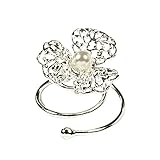 Bijou-Art. Juwelierqualität in Strass. Versilbert rhodiniert nickelfrei mit abgerundetem unterem Ende für höchsten Tragekomfort.