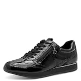 Tamaris Femme Damen Sneaker Low 1-23603-42 Basket, Noir breveté, 40 EU