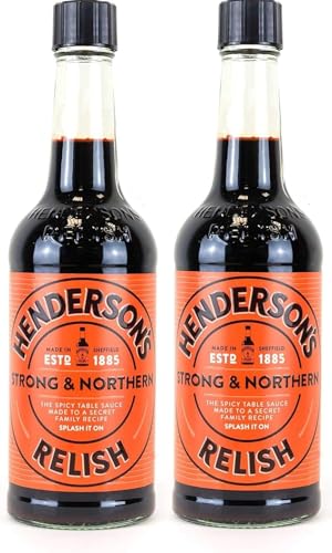 (2 Bottles) Hendersons Hendersons Strong & Northern Relish 142ml
