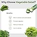LYKOCLEAN Vegetable & Salad Green Seed Pod Kit for Aerogarden, (16 Pods) Ahopegarden, iDOO – Non-GMO American Fast Lettuce, Green Pepper, Cucumber, Parsley Seeds, Compatible with All Hydroponic System