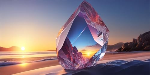 Kit Point de Croix diamant grand format pour décoration murale anti-stress adulte T-10197