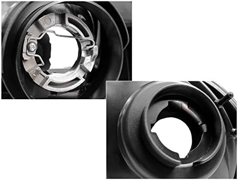 ZJTMJN For Honda Del Sol Crystal Head Lights Lamps W/Corner Signal JDM Black
