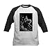 CafePress Death Angel Kids Baseball Jersey Kids Cotton Baseball Jersey, 3/4 Raglan Sleeve Shirt Black/White