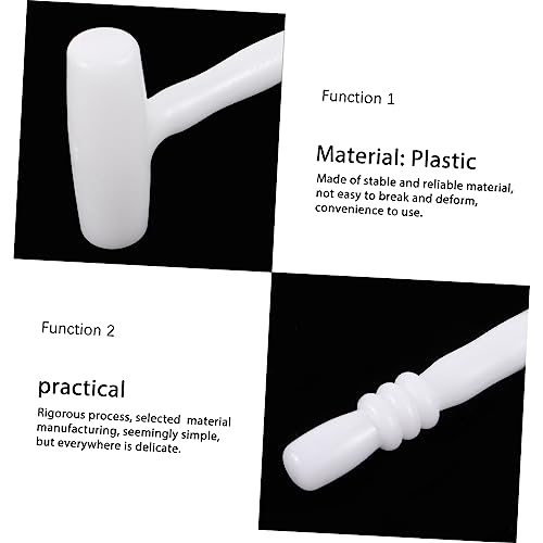 FOYTOKI 12Pcs Adereços Ferramenta Pequenos Martelos De Martelar Blocos De Construção De Plástico Mar