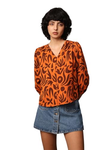 Image of ONLY Women's Polyester Regular T-Shirt
