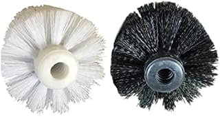 Replacement Toilet Brush Head 2pcs Round Toilet Cleaning Brushes Head Universal Toilet Brush Head Bathroom Accessory