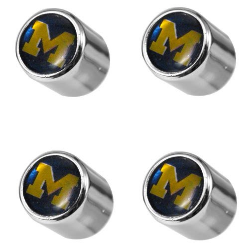 Michigan Wolverines College Cappers Tire Valve Stem Covers