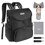 Diaper Bag Backpack: Large Baby Diaper Bag for Boys Girls, Multifunction Waterproof Travel Diaper Ba